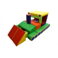 М'який конструктор-трансформер Бульдозер